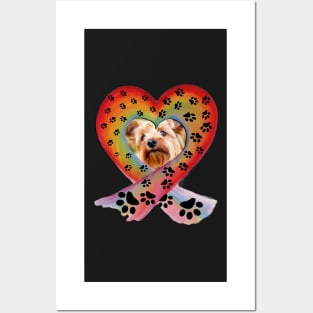 Yorkie Lover Shirt Graphic Dog Art Yorkshire Terrier Gift Posters and Art